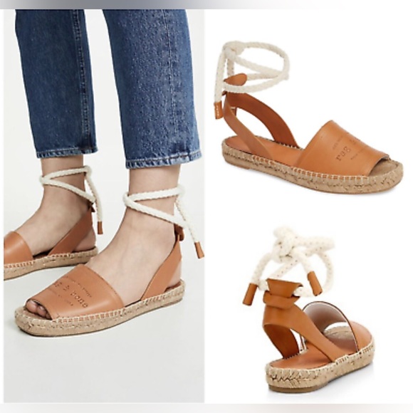 rag & bone Shoes - EUC RAG & BONE Estelle Logo Espadrille Sandals